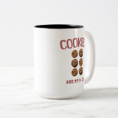 Cookies zijn mijn niche tweekleurige koffiemok (Voorkant rechts)