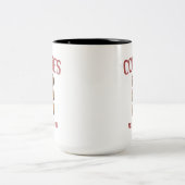 Cookies zijn mijn niche tweekleurige koffiemok (Center)