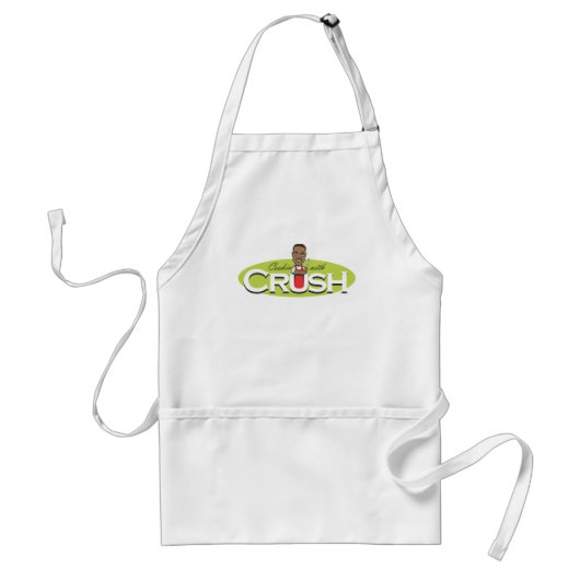Cookin met Crush Apron Standaard Schort (Voorkant)