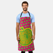 Cooking apron with funny meme schort (Gedragen)