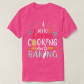 Cooking Baking Baker T-shirt (Design voorkant)