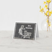 Cooking Cat Wenskaart Kaart (Gele Bloem)