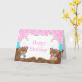 Cooking Chef Beer Party Kaart (Gele Bloem)