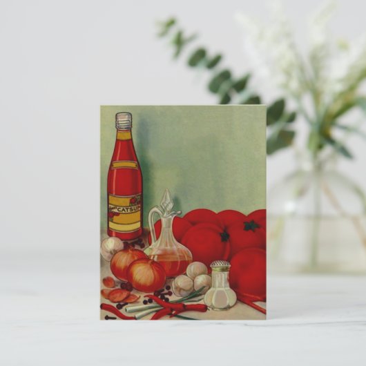 COOKING CHEF KITCHEN PARTY INVITE THUIS CANNING KAART (Staand voorkant)