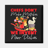 Cooking Cook Kitchen Chef Chefs Don't Make Mistake Magneet (Voorkant)