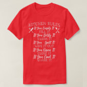 Cooking Cook Kitchen Chef Kitchen Rules If You Emp T-shirt (Design voorkant)