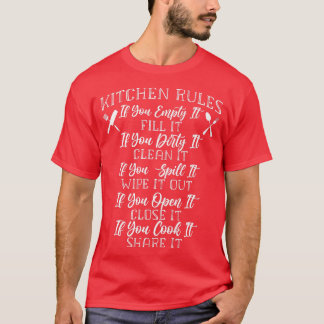 Cooking Cook Kitchen Chef Kitchen Rules If You Emp T-shirt