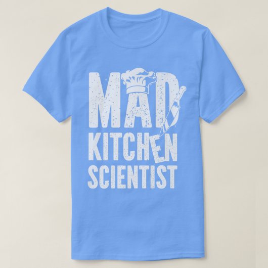 Cooking Cook Kitchen Chef Mad Kitchen Scientist T-shirt (Design voorkant)