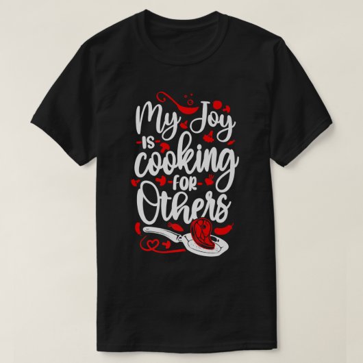 Cooking Cook Pan Kitchen Chef T-shirt (Design voorkant)