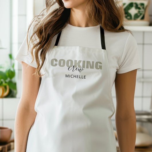 Cooking Crew Simple Text Matching Group Name Schort