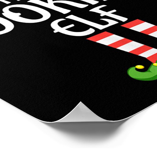 Cooking Elf Matching Family Group Christmas Party  Poster (Hoek)