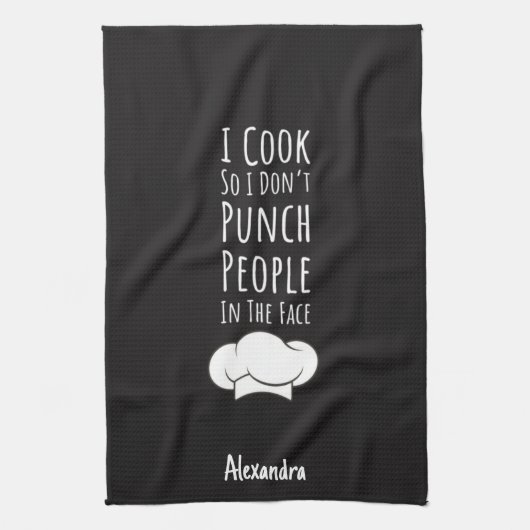 Cooking Gifts For Adults Chefs Cooks Funny Humor Theedoek (Verticaal)