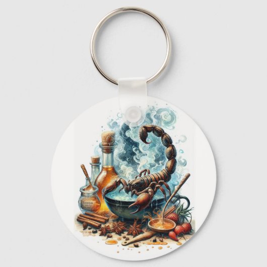 Cooking Happy Scorpion Sleutelhanger (Voorkant)