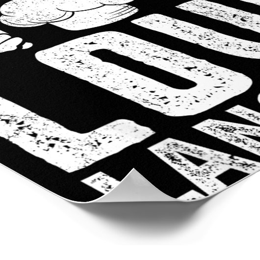 Cooking Is My Love Language Funny Chef Quote  Poster (Hoek)