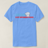 cooking is my superhero power funny chef cook gril t-shirt (Design voorkant)
