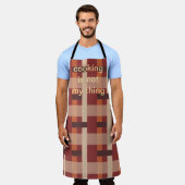 Cooking is not my thing.  schort (Gedragen)