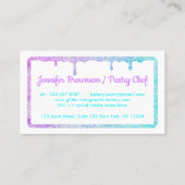 Cooking Pastry Drip Rolling Pin Visitekaartje (Achterkant)