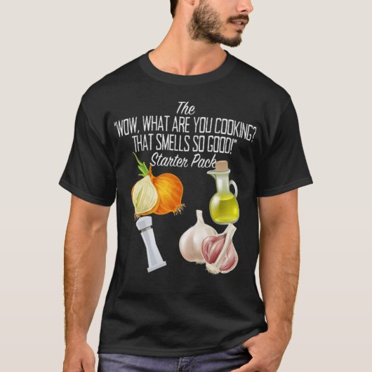 Cooking Starter Pack For Cook Chef Kitchen pastrie T-shirt (Voorkant)