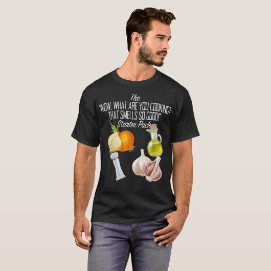 Cooking Starter Pack For Cook Chef Kitchen pastrie T-shirt (Voorkant volledig)