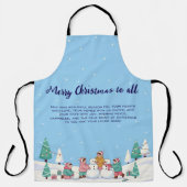 Cooking Up Christmas Magic Schort (Voorkant)