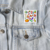 Cooking Vierkante Button 5,1 Cm (In situ)