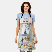 Cooking with a view of the Eiffel Tower Schort (Gedragen)