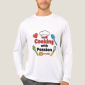 Cooking with Passion – Cute Chef Life T-Shirt (Voorkant volledig)