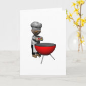 Cookout-Afbeelding Kaart (Gele Bloem)