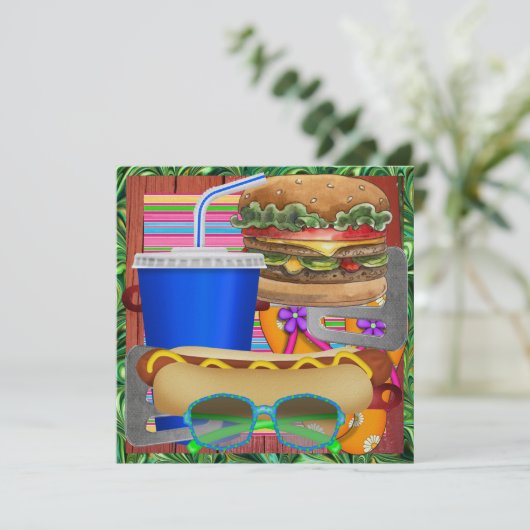 Cookout - BBQ - Geen bierversie! SRF Kaart (Staand voorkant)