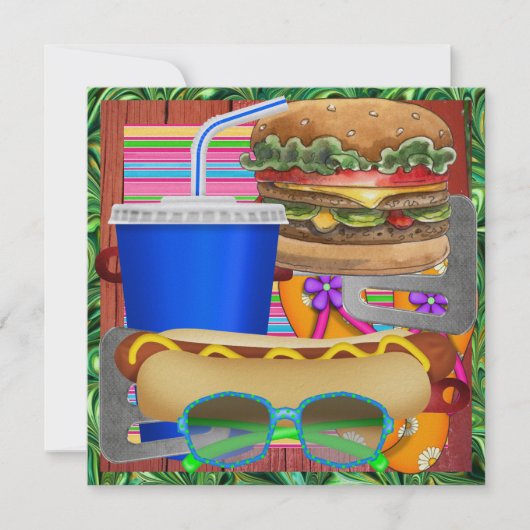 Cookout - BBQ - Geen bierversie! SRF Kaart (Voorkant)