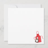 Cookout Birthday Invitation Kaart (Achterkant)