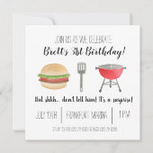 Cookout Birthday Invitation Kaart (Voorkant)