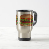 Cookout Hamburger Burger Cheeseburger Fast Food Reisbeker (Voorkant rechts)