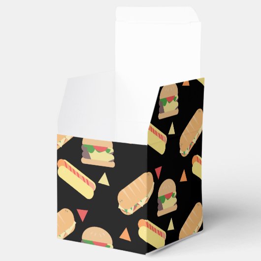 Cookout Hot Dog Burger Food Sandwich Party Bedankdoosjes (Geopend)