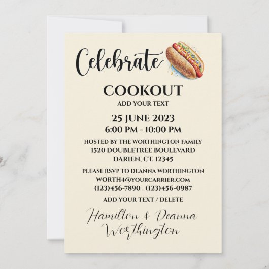 COOKOUT KAART (Achterkant)