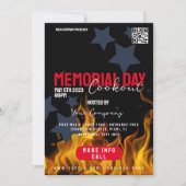 COOKOUT Memorial Day Event Patriotic Flyers Kaart (Voorkant)