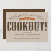 COOKOUT | ONDERZOEK VAN DE SUMMER KAART (Voorkant / Achterkant)