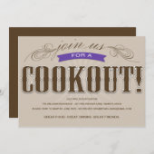 COOKOUT | ONDERZOEK VAN DE SUMMER KAART (Voorkant / Achterkant)