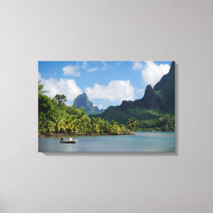 Cook's Bay, Moorea canvas afdrukken