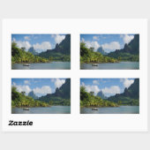 Cook's Bay, Moorea foto sticker (Vel)