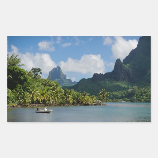 Cook's Bay, Moorea foto sticker (Voorkant)