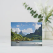 Cook's Bay, Moorea, Frans-Polynesië Briefkaart (Staand voorkant)