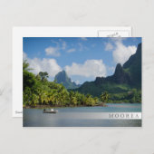 Cook's Bay, Moorea, Frans-Polynesië Briefkaart (Voorkant / Achterkant)