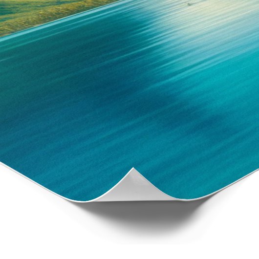 Cook's Bay, Moorea, Frans-Polynesië Waterverf Poster (Hoek)