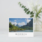 Cook's Bay, Moorea in French Polynesia Briefkaart (Staand voorkant)