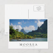 Cook's Bay, Moorea in French Polynesia Briefkaart (Voorkant / Achterkant)