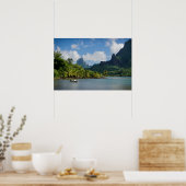 Cook's Bay, Moorea posterprint Poster (Keuken)