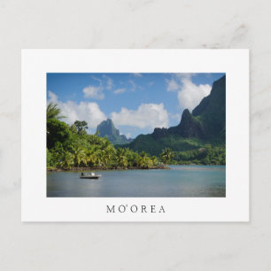 Cook's Bay, Moorea White text briefkaart