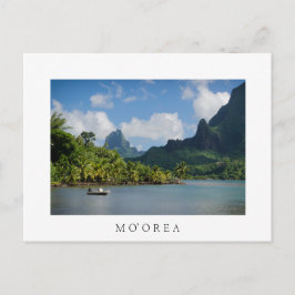 Cook's Bay, Moorea White text briefkaart