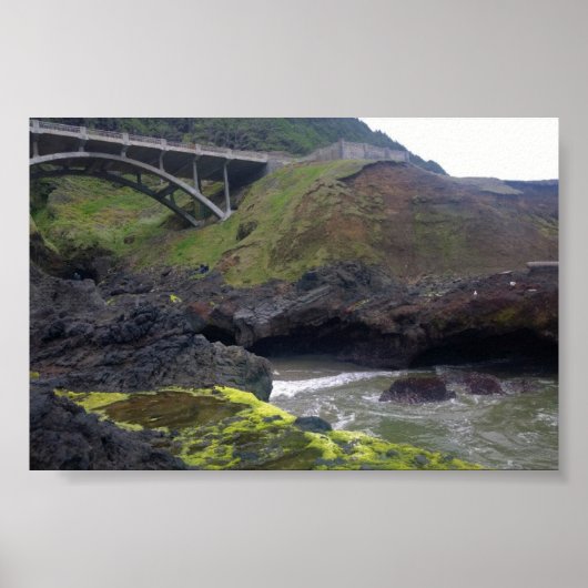 Cook's Chasm, Cape Perpetua, OF Poster (Voorkant)